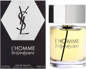 YSL L'Homme by Yves Saint Laurent Eau de Toilette for Men 3.3oz