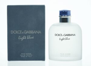 D&G Light Blue by Dolce & Gabbana eau de toilette for men 6.7oz