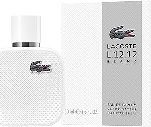 Eau De Lacoste Blanc L.12.12 by Lacoste Eau De Parfum 5.9oz for Men